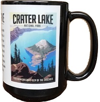 Impact Photographics Mug Crater Lake Retro Ranger